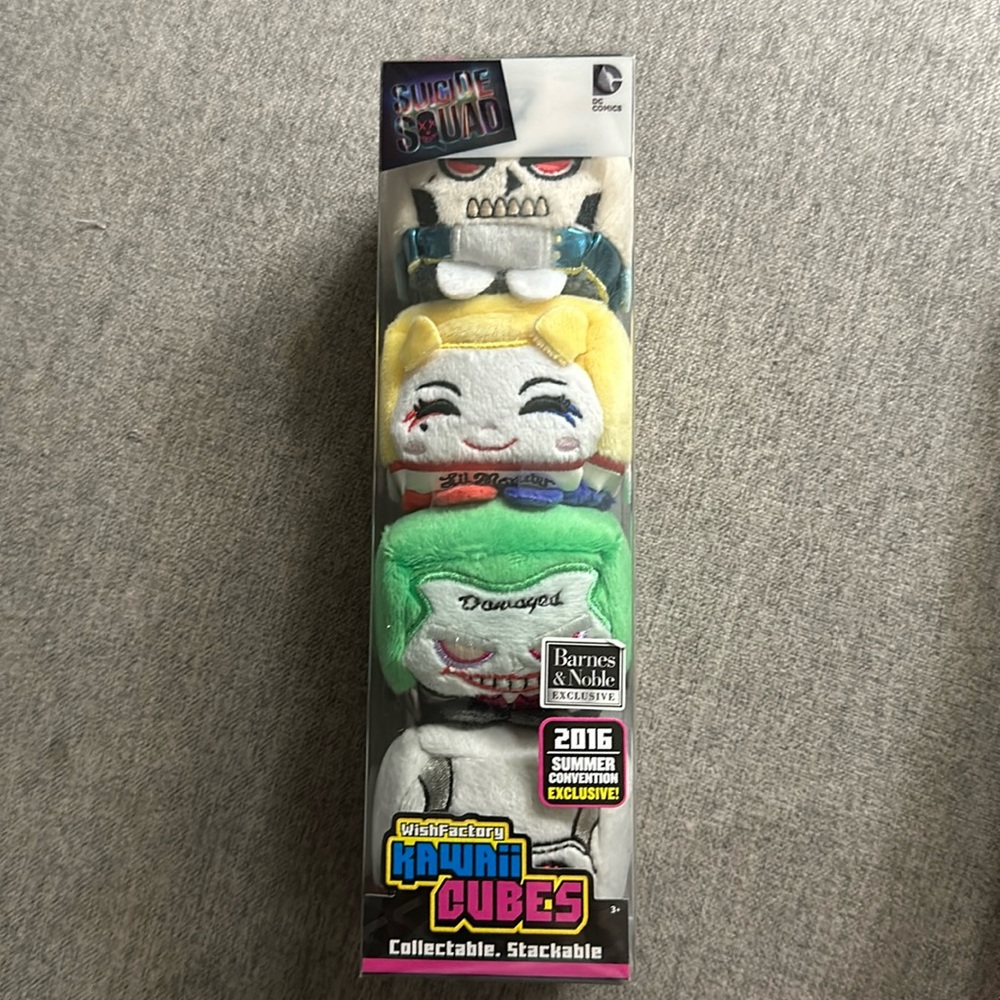 Suicide Squad Kawaii Cubes Barnes and Noble 2016 summer convention exclusive